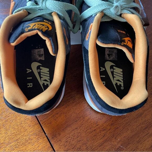 Nike Men’s Air Max 1 Premium Ugly Duckling - Honeydew Orange Gray White Size 5 - Picture 10 of 13